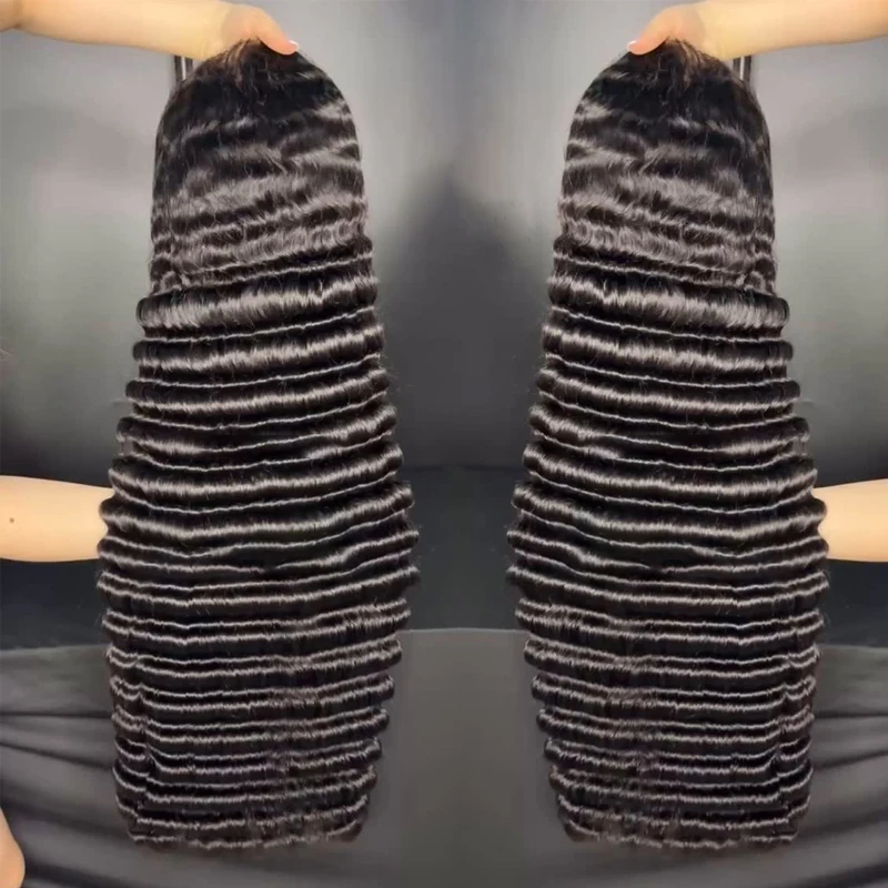 Parrucche in Capelli Umani Vietnamiti Grezzi 30 Pollici Onda Profonda Senza Colla HD Lace 13x4 Parrucche HD Lace 13x6 Parrucche Frontali in Pizzo Fornitori