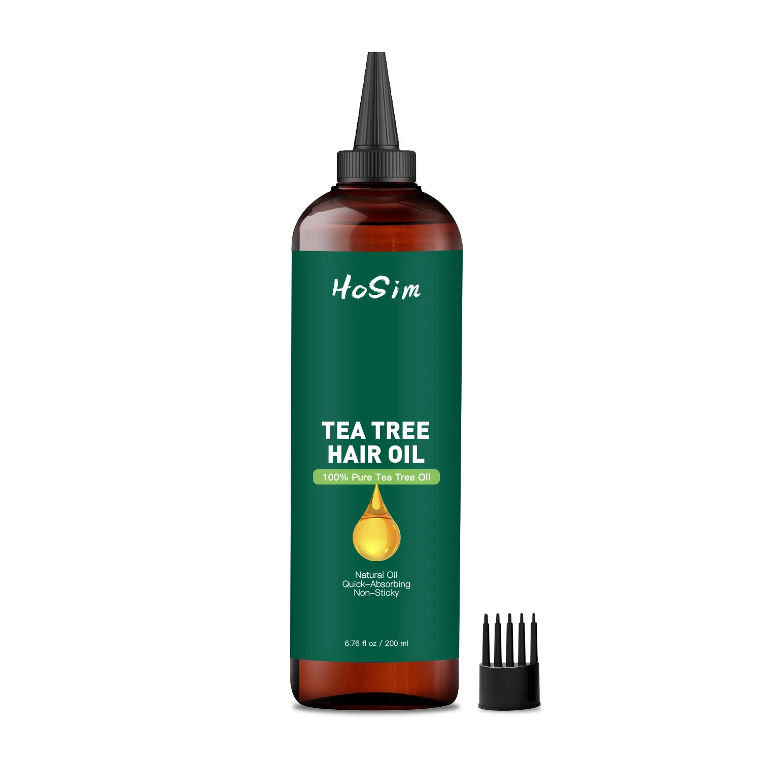 Olio Essenziale per Capelli con Olio di Tea Tree Zenzero e Cheratina Trattamento Naturale e Biologico per la Crescita e il Ripristino dei Capelli