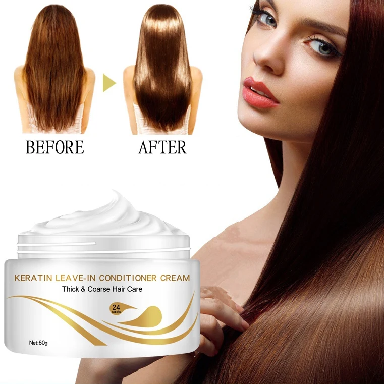 Crema per il trattamento della cheratina balsamo per capelli riparazione idratante per capelli nutriente per crema lisciante per capelli secchi e danneggiati