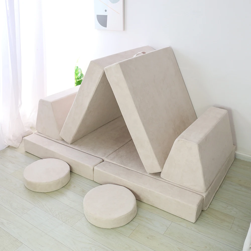 Australia vendita calda 10 Per Set divano Per bambini divano in schiuma modulare soggiorno gioco gioco gioco Per bambini divano divano letto pieghevole