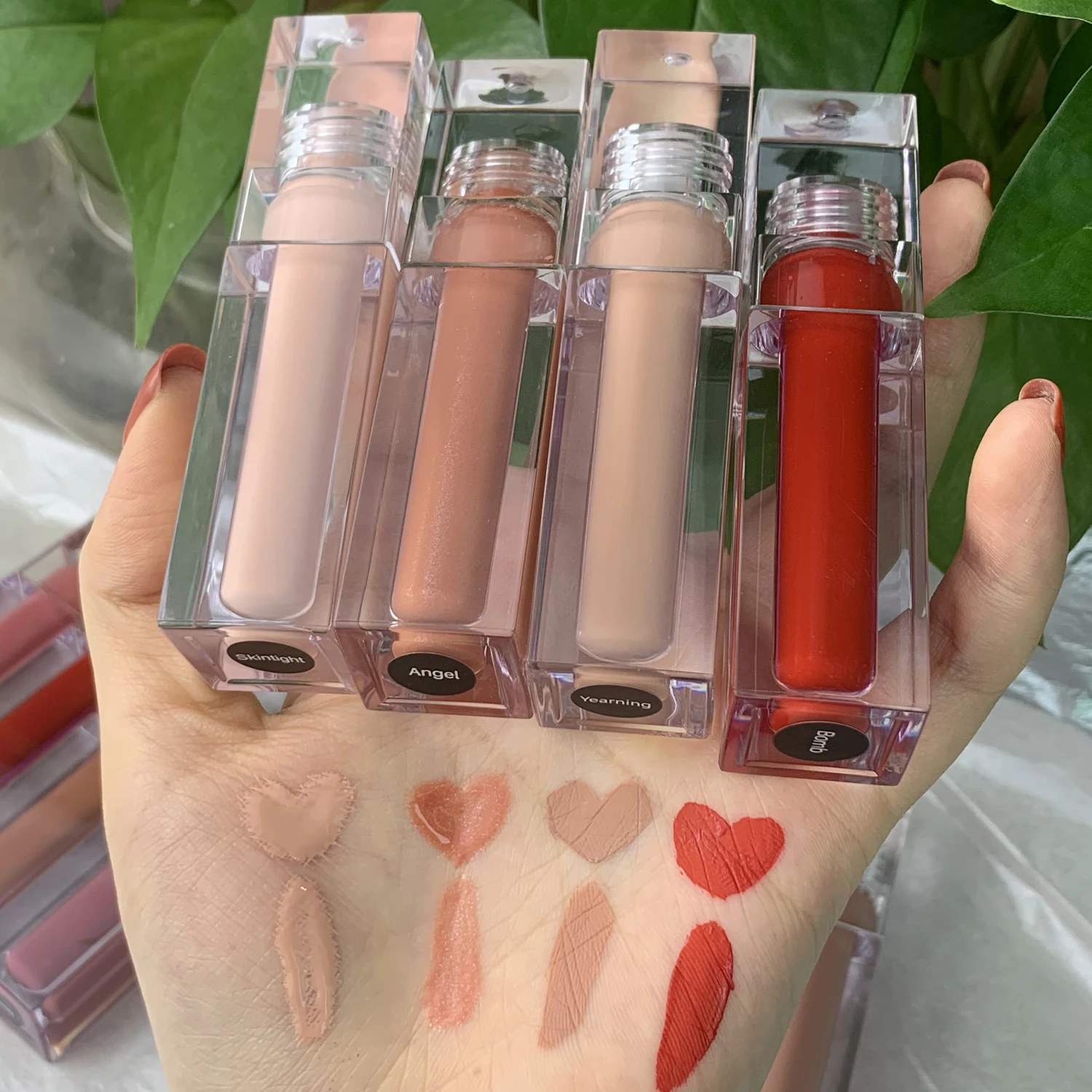 Veganer wasserdichter Lip gloss Private Label Lip gloss Großhandel Bulk Cruelty Free Lip gloss OEM Lip gloss Pigment Custom Lip gloss