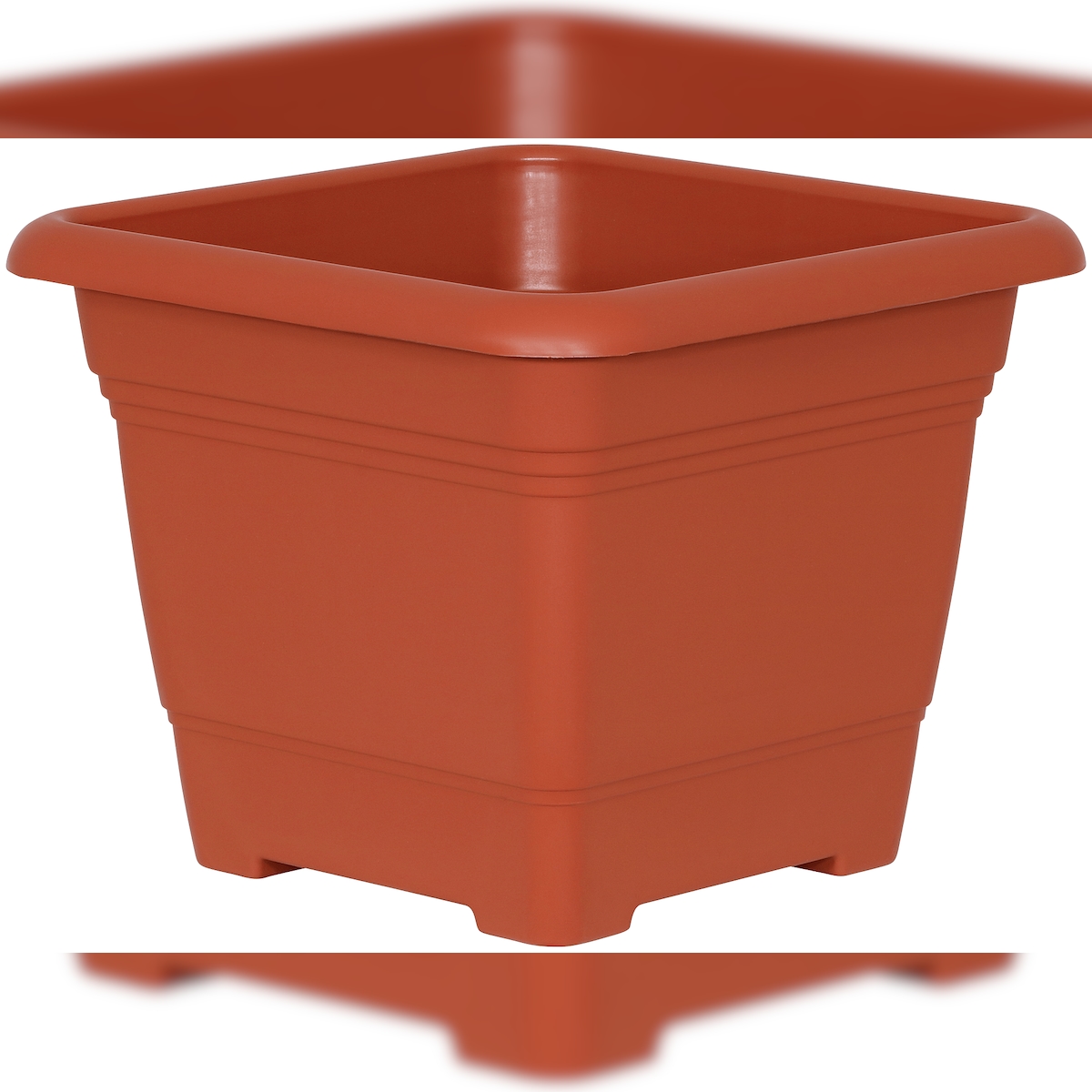 Geli Planter Nora 28 Pflanztopf Terrakotta quadratisch 28x28cm Kunststoff Image