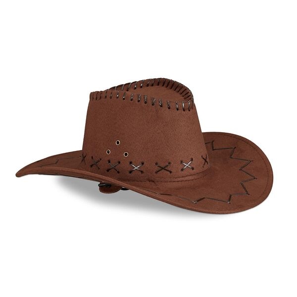 relaxdays Kostümhut »Cowboy« braun / schwarz