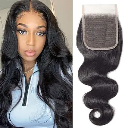 FYD con chiusura in pizzo capelli indiani grezzi 4x4 Hd parrucca anteriore in pizzo con cuticola vergine allineata 100% parrucca piena di capelli umani in pizzo parrucca frontale