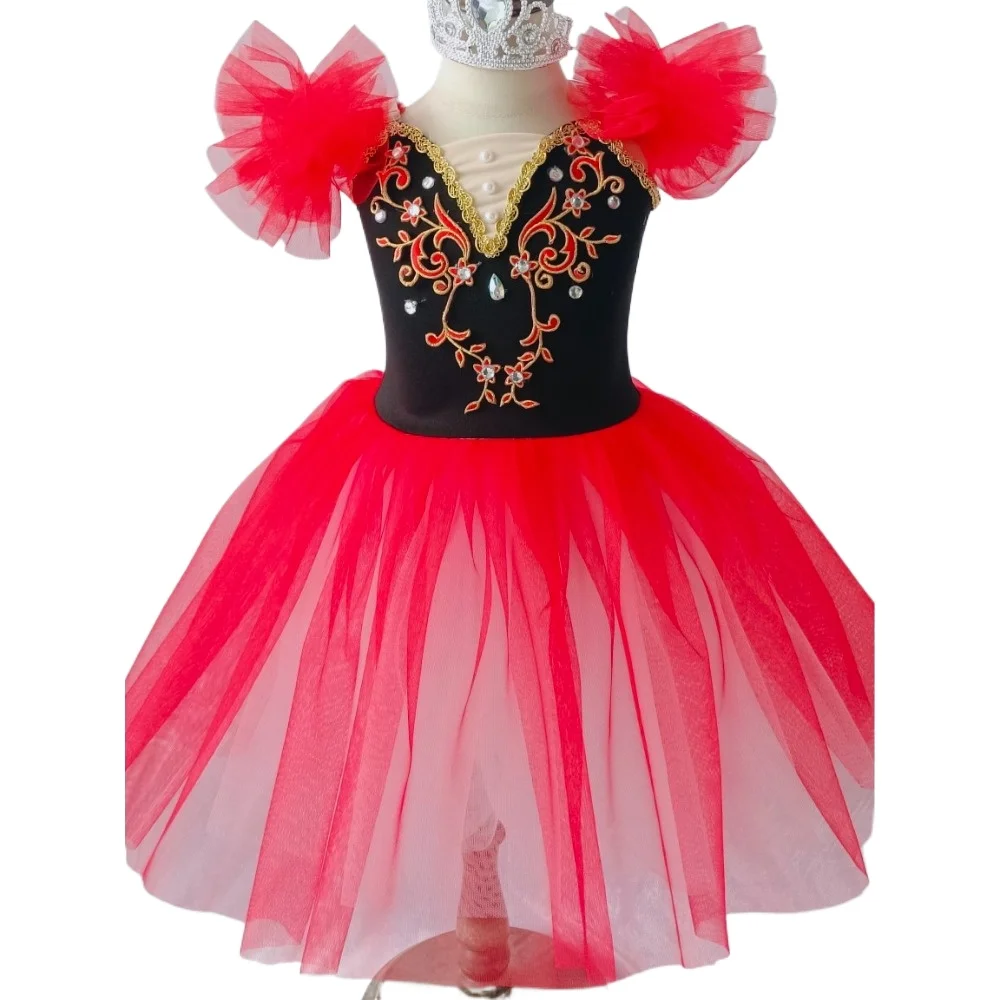 Tutu Performance Vêtements pour enfants Vêtements de danse Vêtements pour enfants Robe de ballet élégante et mignonne Justaucorps pour filles Robes Costumes de scène