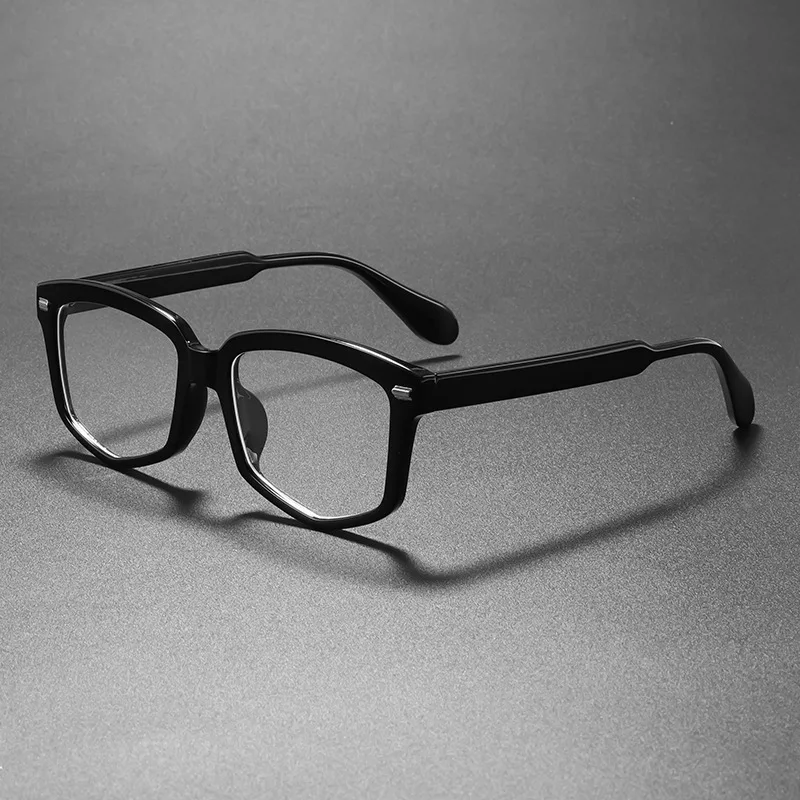 Neuer modischer und einzigartiger flacher Spiegel mit Polygonalrahmen-Design, eleganter und stimmungsvoller flacher Anti-Blaulicht-Spiegel