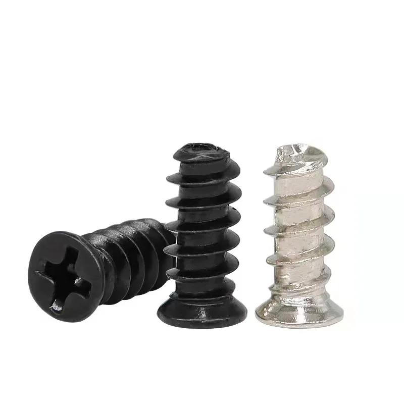 20/50/100/200 Stück Lüfterschrauben für Computergehäuse, schwarz, Lüfterschrauben für PC, Lüfterschrauben Image