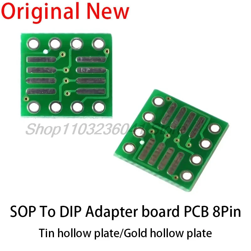 10 teile/los TSSOP8 SSOP8 SOP8 zu DIP8 PCB SOP-8 SOP Transfer Board DIP Pin Board Pitch Adapter Auf Lager Image