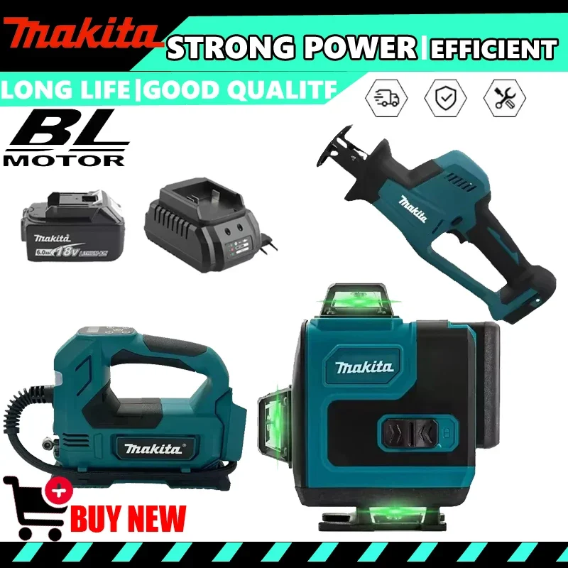 Makita's Tragbares Kabelloses Akku-Ladegerät-Set für Verschiedene Modelle, Einschließlich Elektrobohrer, Kettensägen, Pferdemesser-Werkzeuge Image