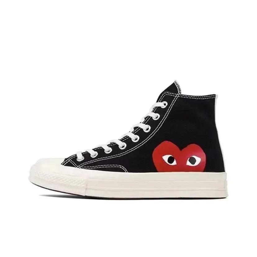 Converse 1970er Jahre Chuck Taylor All Star X CDG Herren- und Damen-Skateboardschuhe, atmungsaktiver Low-Top-Outdoor-Sneaker