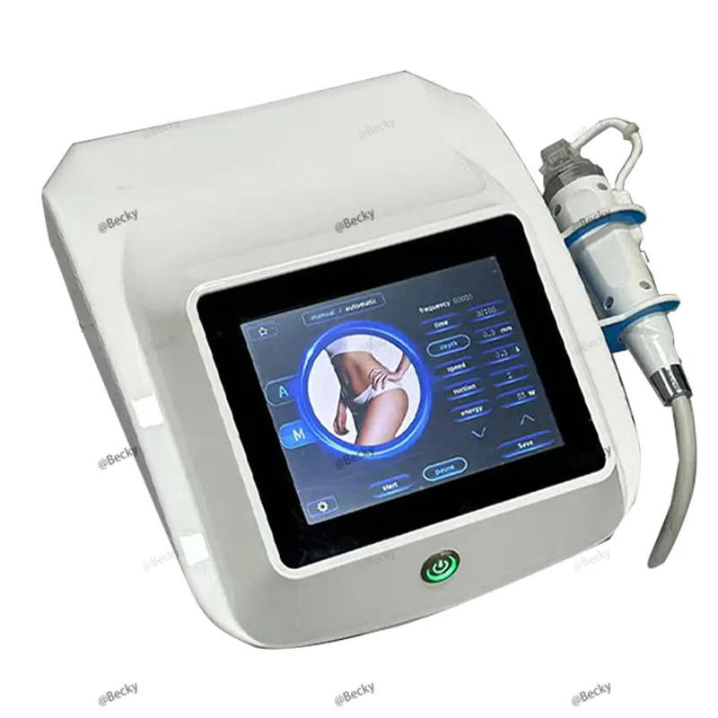 Tragbares Mikronadel-RF-Gerät zur Entfernung von Dehnungsstreifen mit 4 Spitzen. Fraktioniertes RF-Mikronadelgerät. Heiße Verkäufe, Schönheit und Heilung Image