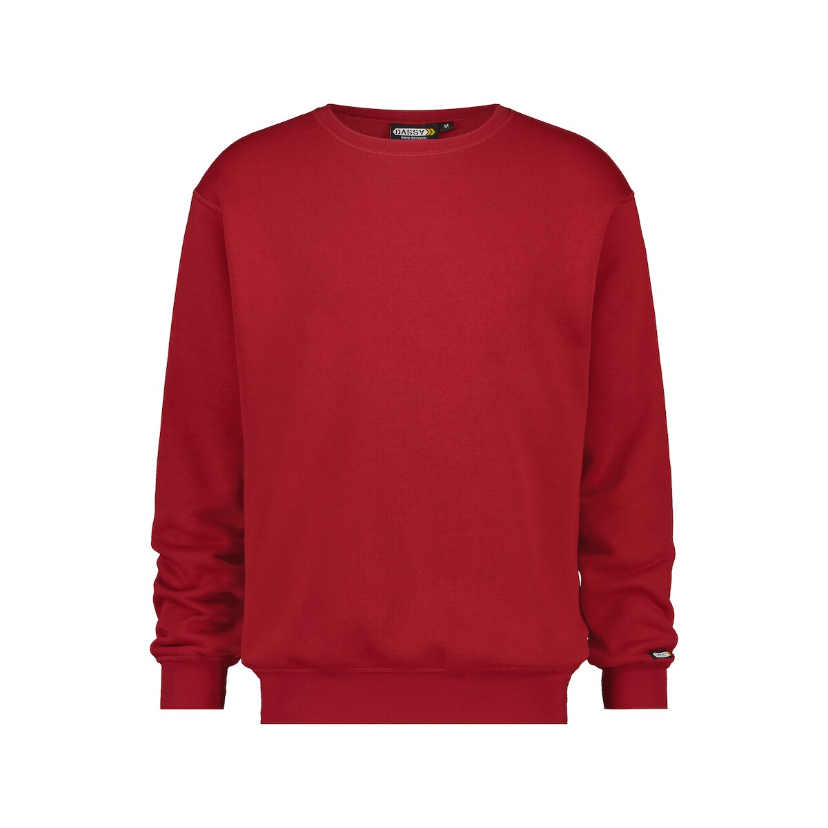 DASSY Sweatshirt LIONEL - Einfarbiger Troyer - Arbeitspullover rot M Image