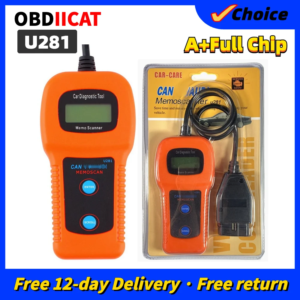 Bester preis obd2 obdii memo scanner u281 code leser lesen und löschen störungscode diagnose tool Image