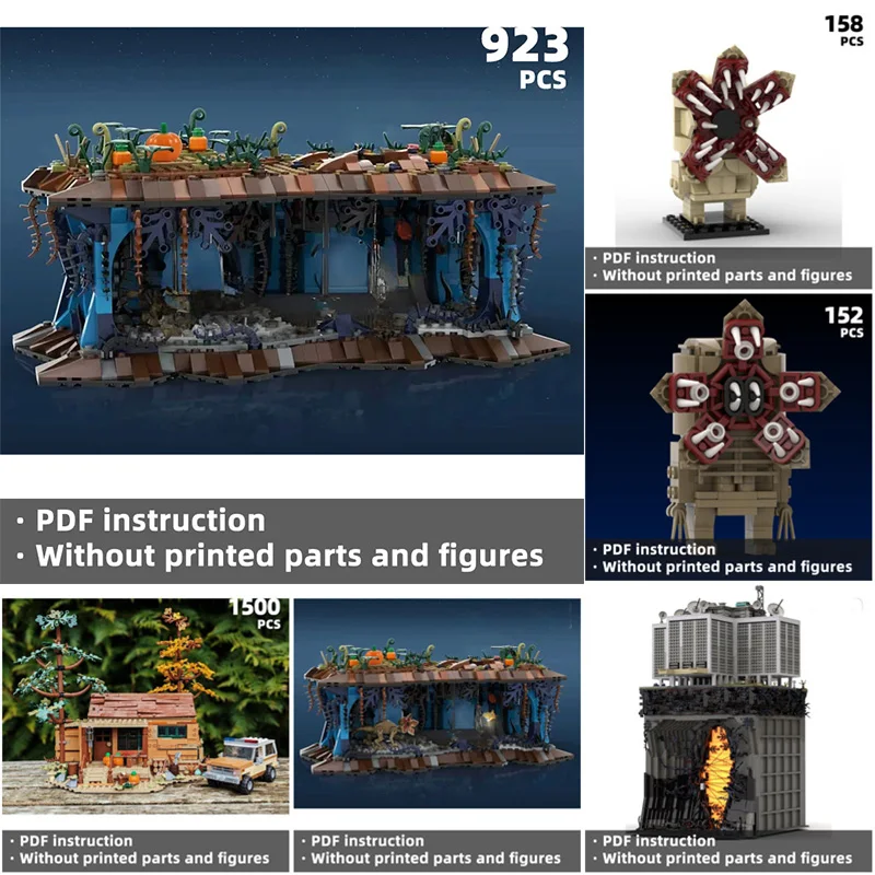 Für Science-Fiction- und Monster-Enthusiasten, Monster-Bausteine und Fantasy-Szenen-Sammlungsbausteine sind die ideale Wahl Image