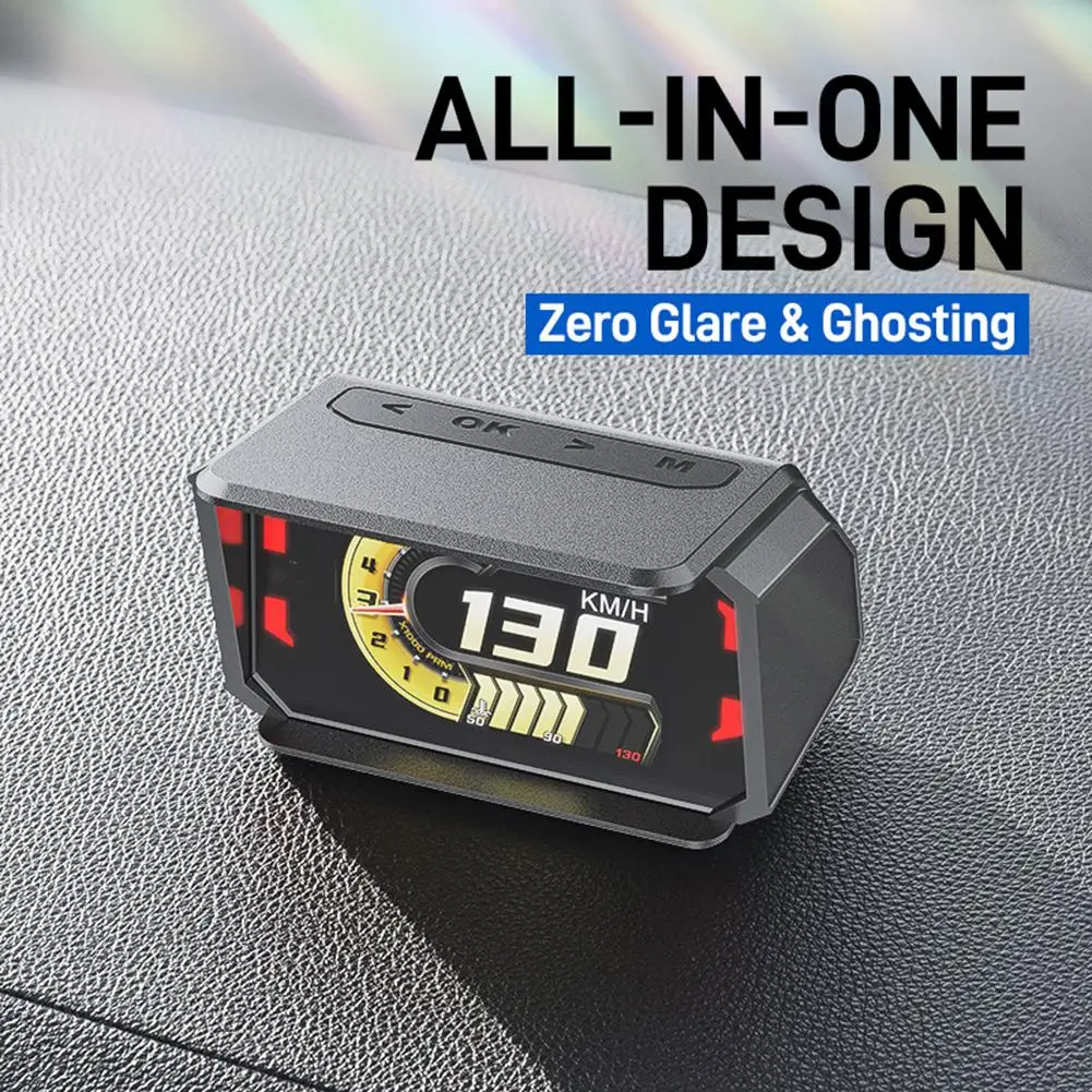 5V GPS OBD Head-Up Display For Fuel Vehicles 2008-Up Center Console Accessories Car Head Up Display Digital Odometer Parts