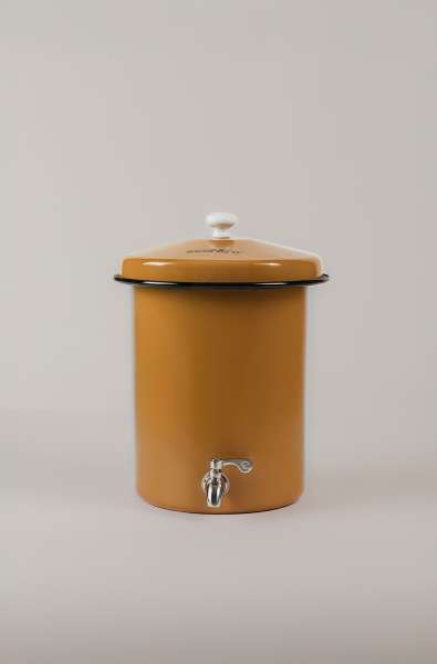 Ecofiltro Wasserfilter 5L | Keramik-Schwerkraftfilter gelb