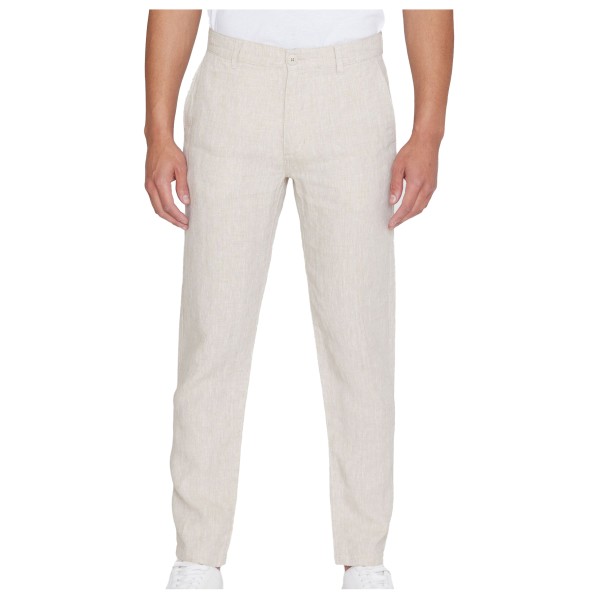 KnowledgeCotton Apparel - Chuck Regular Linen Pants - Freizeithose Gr 30 - Length: 32'' grau