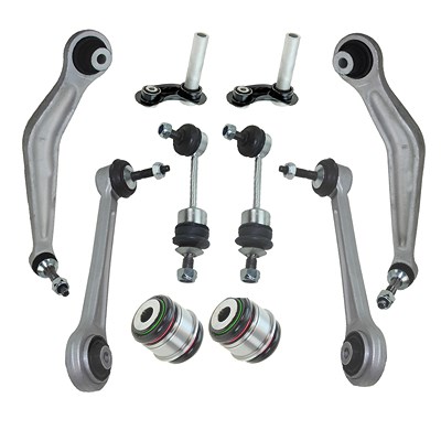 Bestprice Satz Querlenker Hinterachse komplett 10-teilig [Hersteller-Nr. 30414547] für BMW