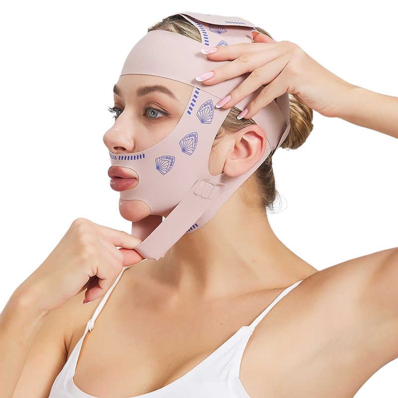 Chin Slimming V Line Shaper Mask Anti Wrinkle Face Lifting Strap For Beauty & Health gray