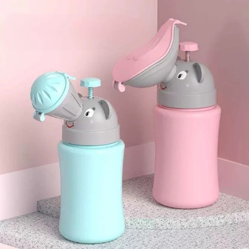 Portable Leak Proof Toddler Emergency Urinal blue Boy