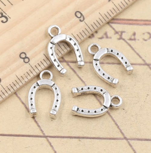 30pcs Lucky Horseshoe Tibetan Silver Charms For DIY Jewelry Making 30pcs Lucky Horseshoe Tibetan Silver Charms For DIY Jewelry Making