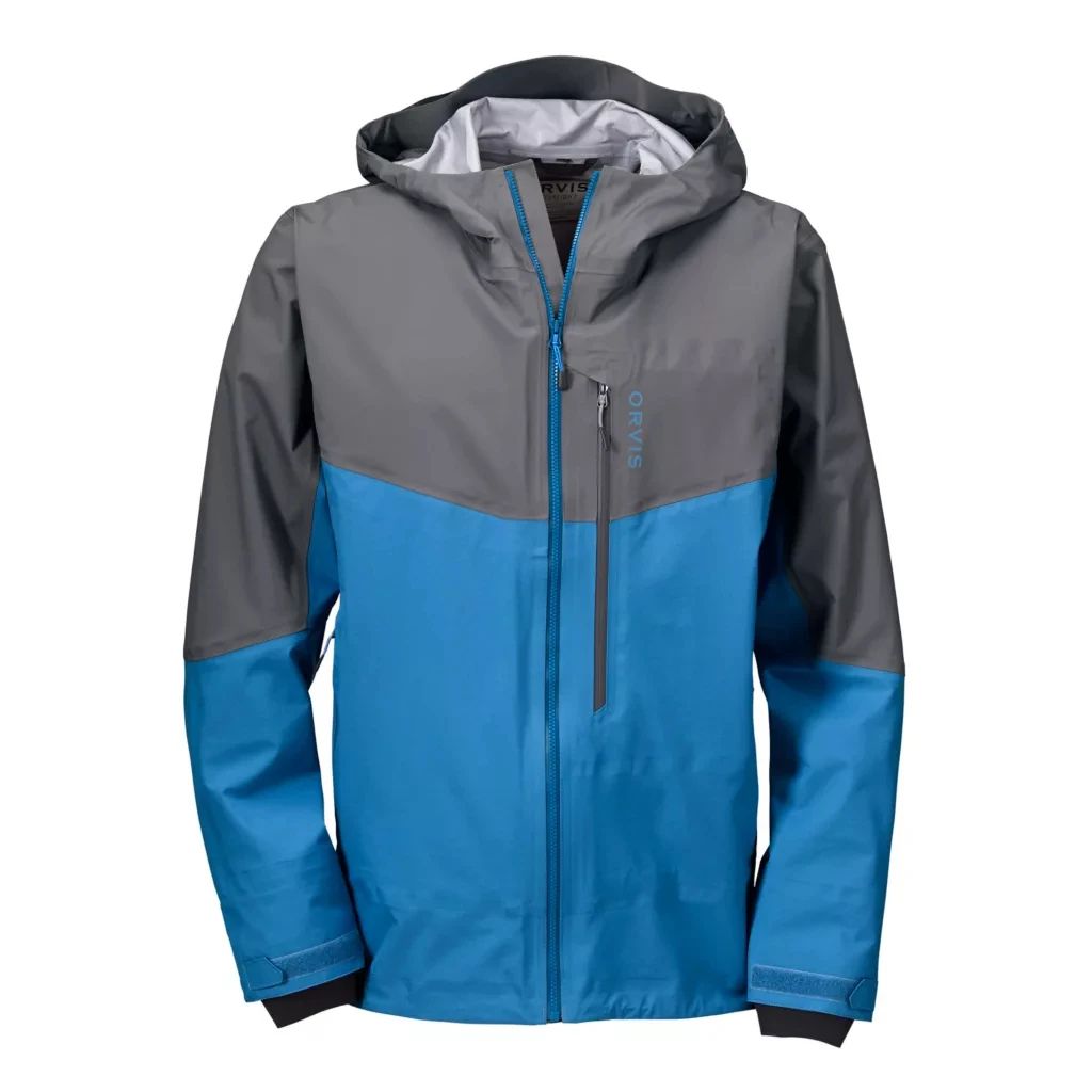 Mens Ultralight 3L Waterproof Wading Jacket Breathable Outdoor Rain Coat blue xl