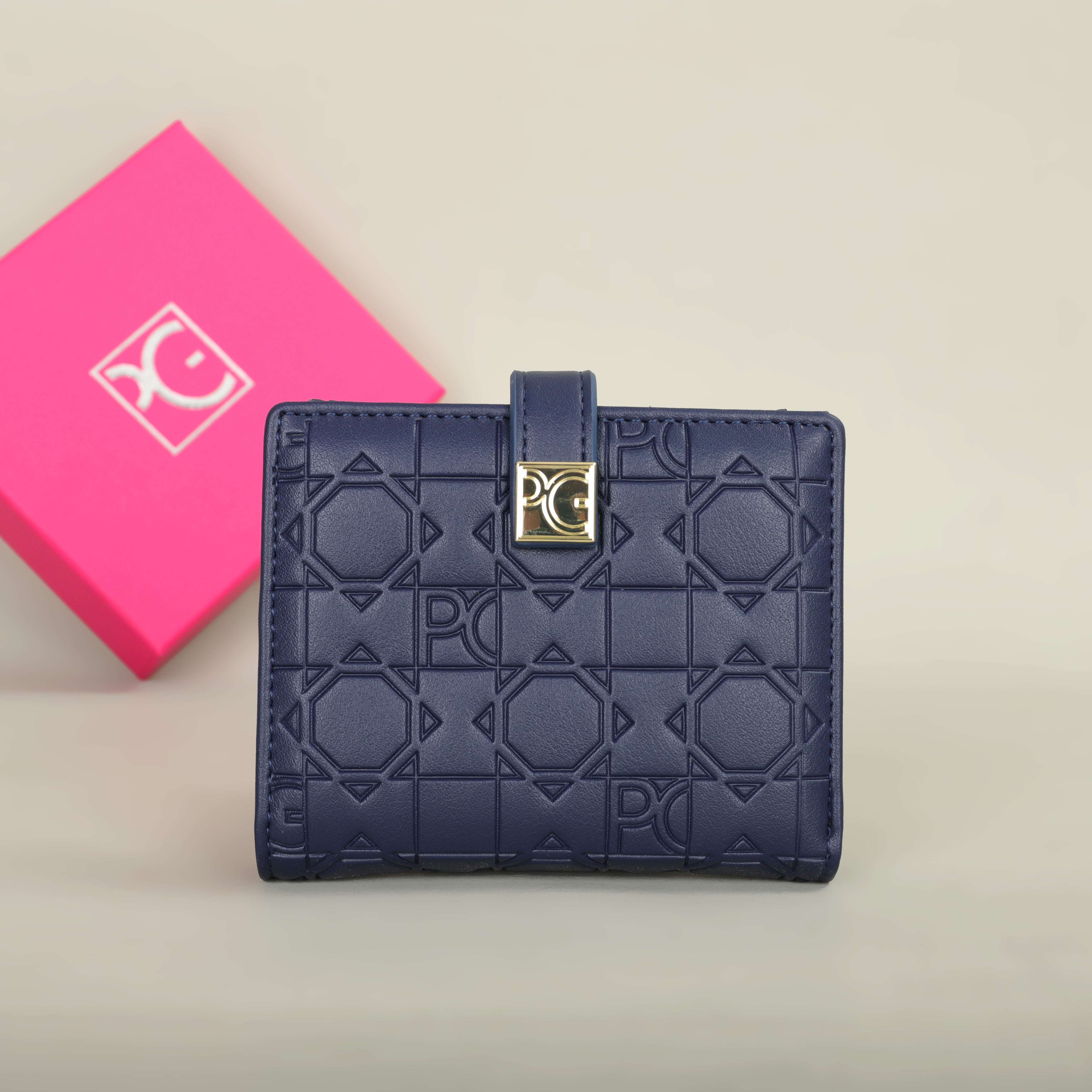 Fashion Retro Women's Wallet Portable Card Holder & Letter Printed Organizer olive