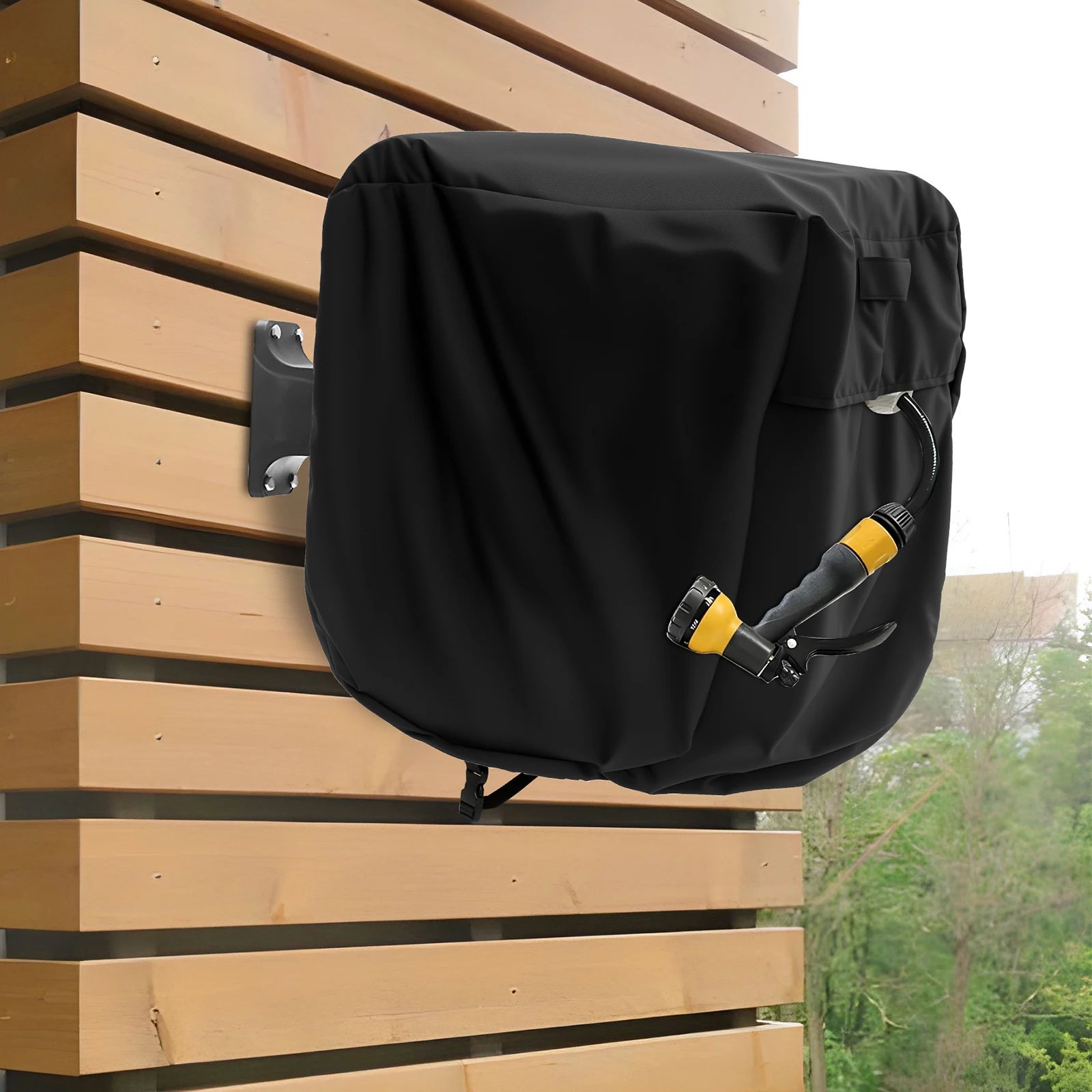 Waterproof Garden Hose Reel Cover Adjustable Hose Holder Protector Waterproof Garden Hose Reel Cover Adjustable Hose Holder Protector