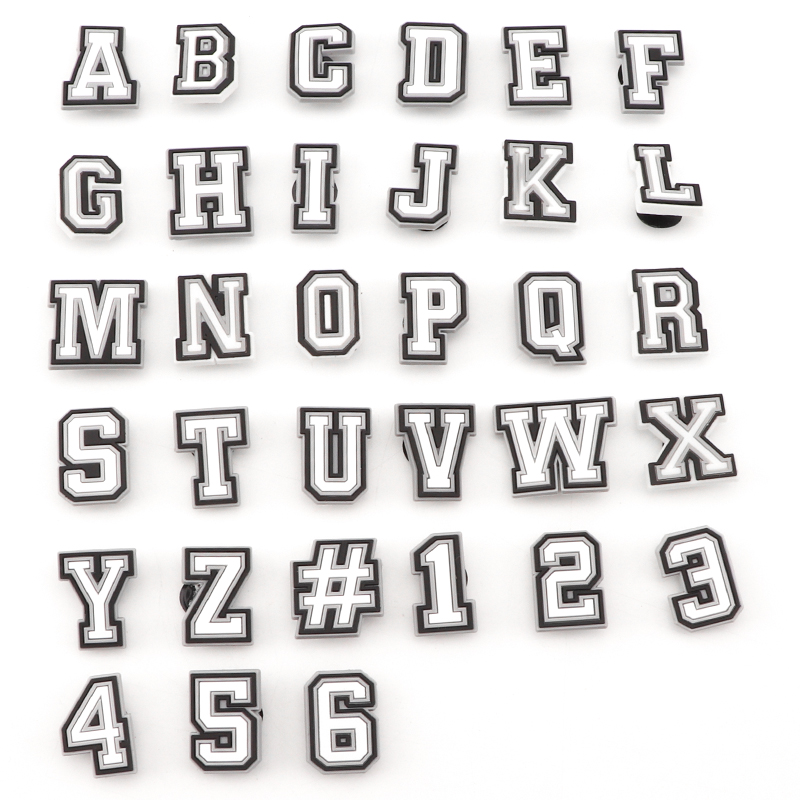 DIY Letter Shoe Charms For Clogs Personalized Sandals Charms For Men, Women, Boys, And Girls f