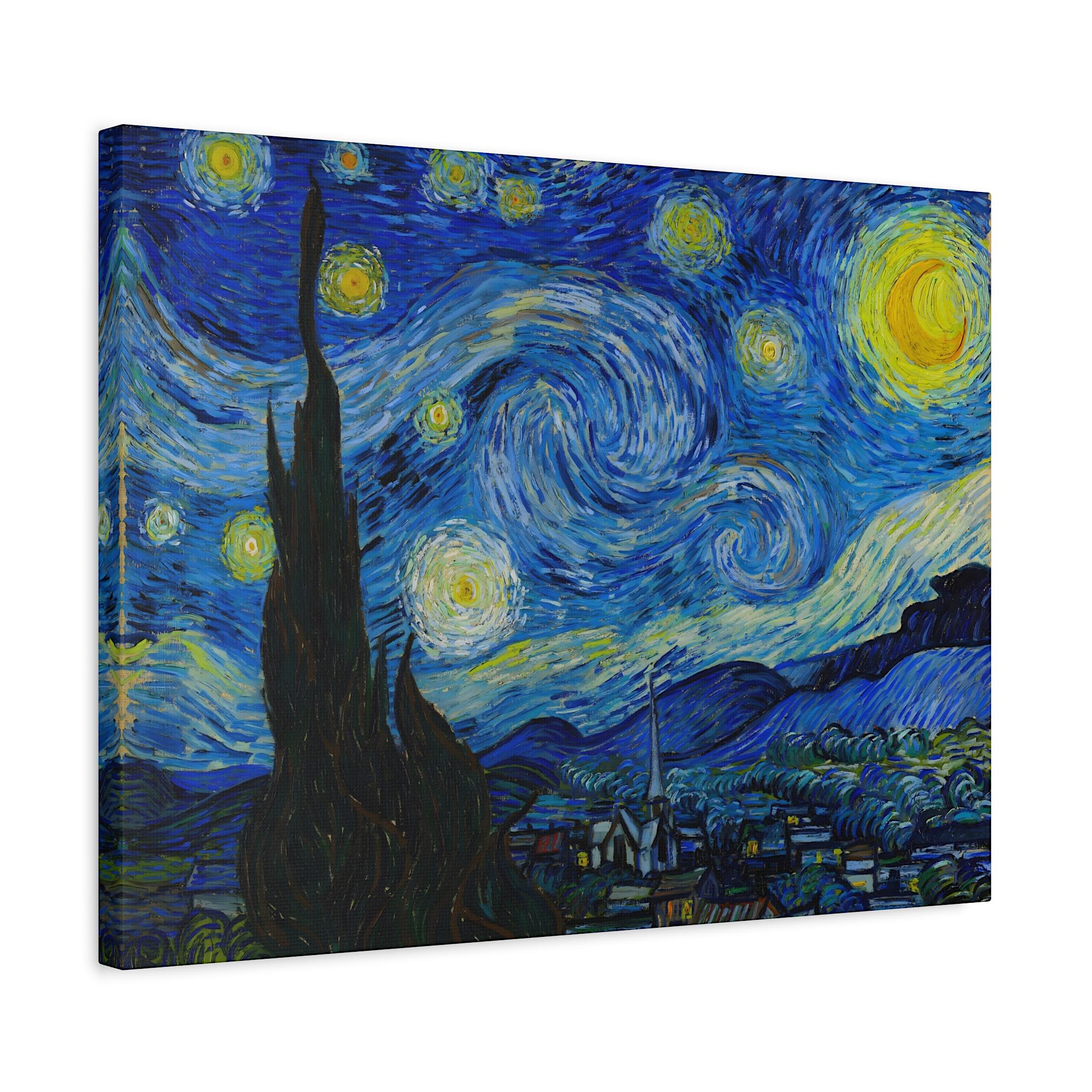 Notte stellata Van Gogh Notte stellata Vincent van Gogh Quadro da parete Vincent van Gogh Stampa su tela Van Gogh Quadro da parete Van Gogh Dipinto di