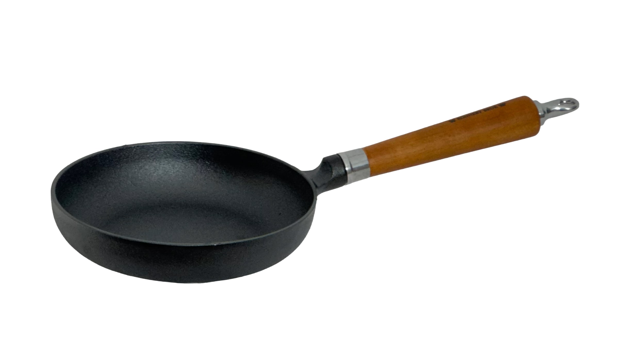 Bratpfanne RONNEBY BRUK "Maestro, hoch, Ø 20 cm, mit Holzgriff", schwarz, mit buchenholzgriff, B:20cm H:9cm L:44cm, Pfannen, Bratpfanne Image