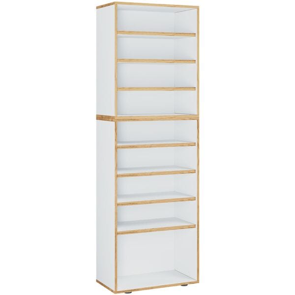 VCM Morgenthaler Schuhregal »Salia« für 18 Paar Schuhe weiß, 60x183x33 cm