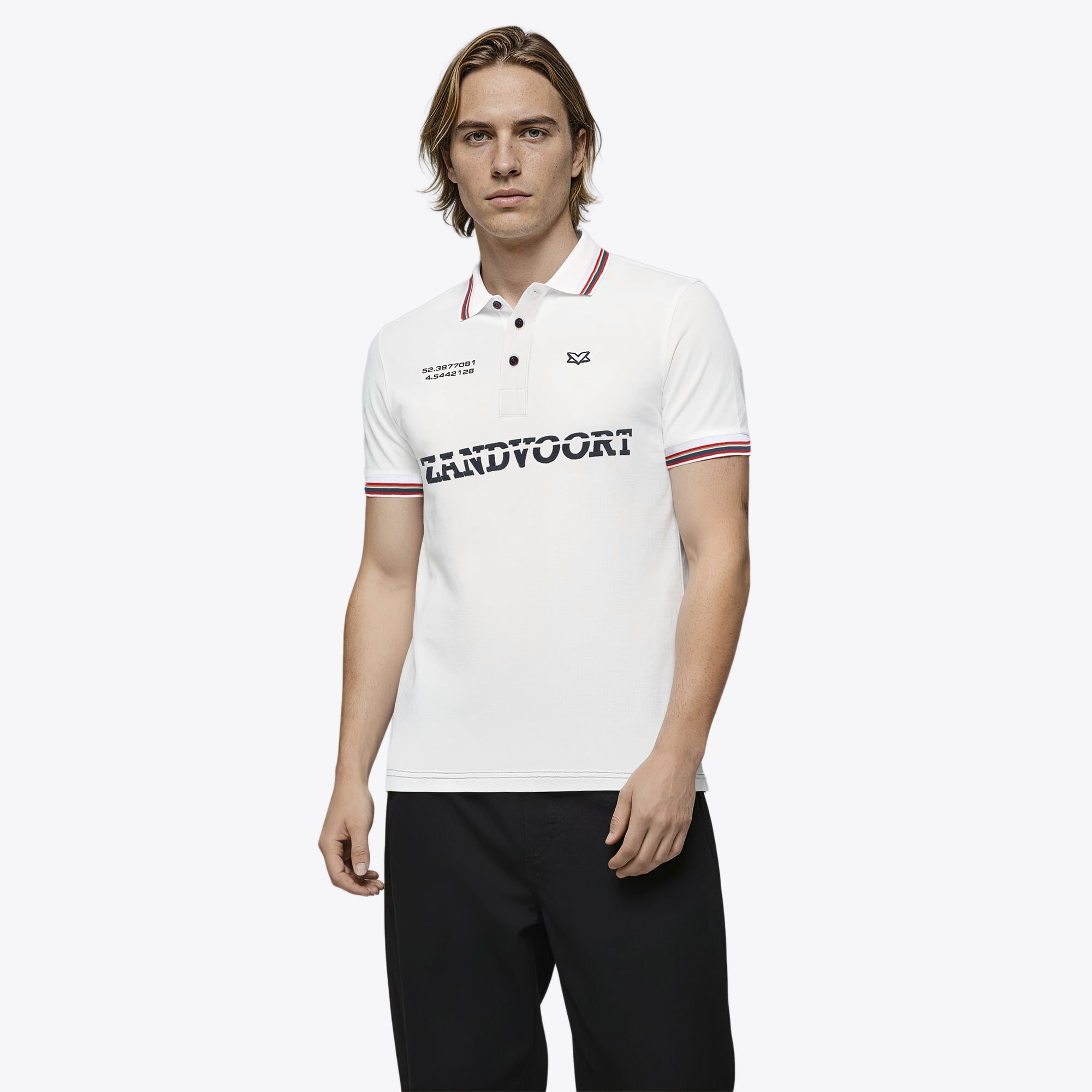 Polo MV Official x Zandvoort - Blanc - Homme Taille: S