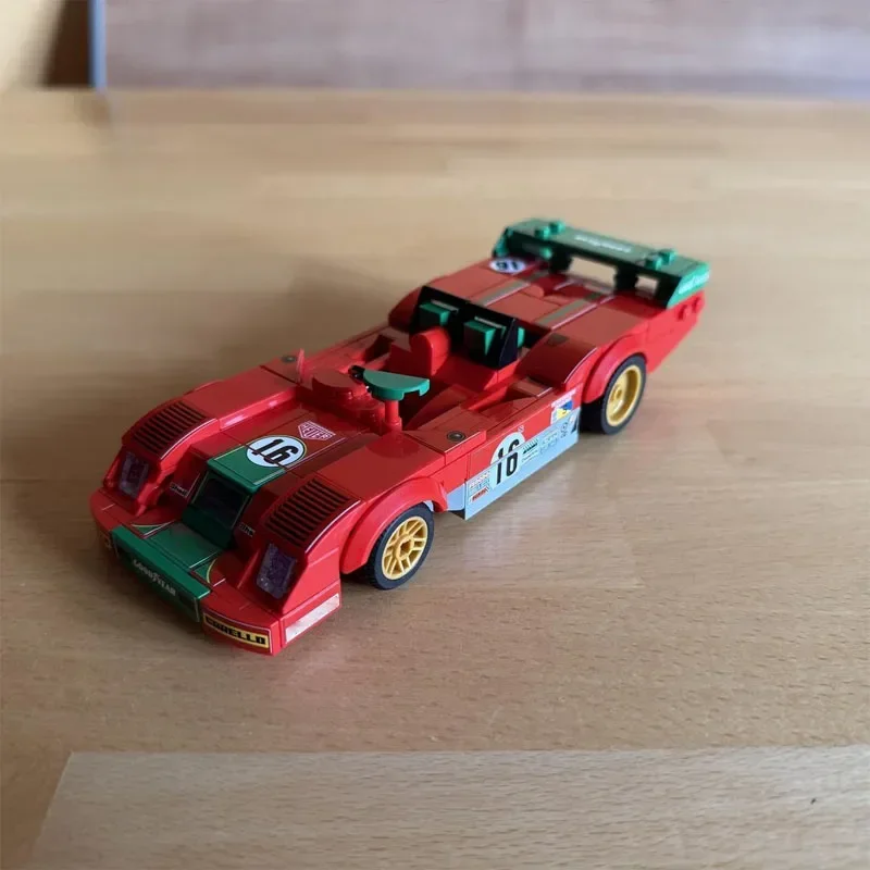 MOC-222349 Neues Urban Sports Rennwagen-Bausteinmodell, 280 Teile, Geburtstagsbaustein-Spielzeug, Geschenk für Jungen und Kinder Image