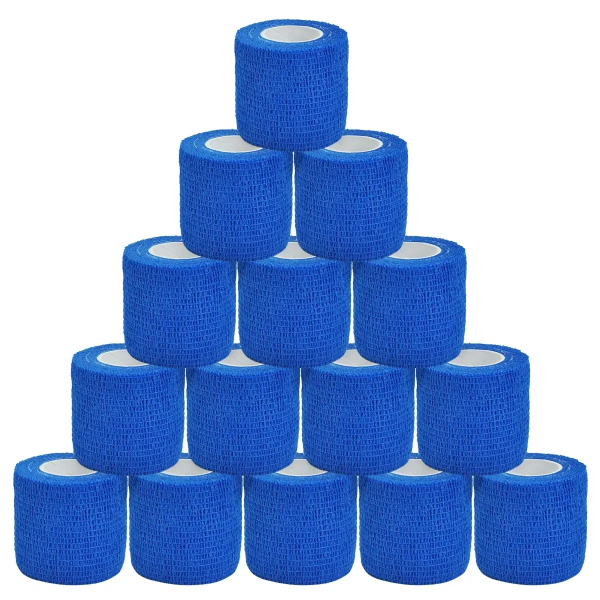 Blaue 4,8-Meter-Sport-selbstklebende elastische Bandage, atmungsaktive Sport-Wickelbandage für Handgelenk und Knöchel Image