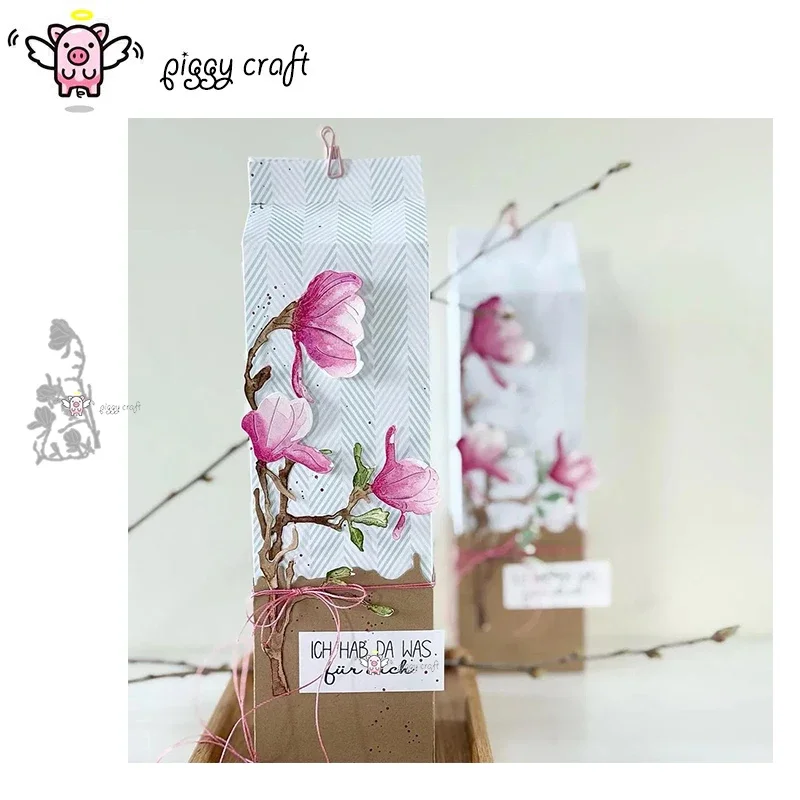 Piggy Craft Metall-Stanzformen, Schneidformen, Blumenzweige, Scrapbook-Papier, Bastelmesser, Formklingen, Stanzschablonen, Stanzformen Image