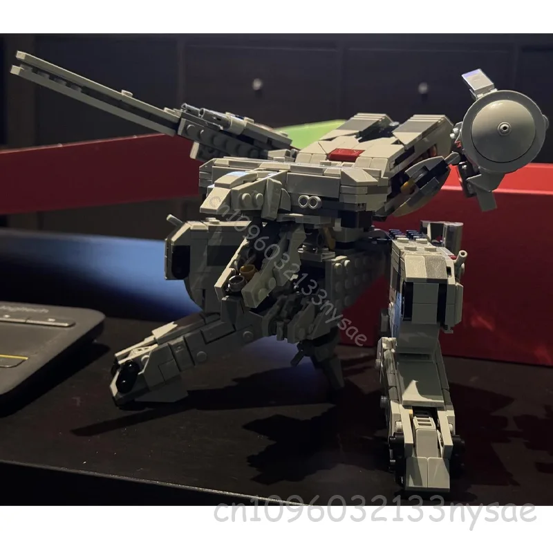 Neue MOC 75375 DIY Icons Serie Metall Getriebe Rex Rüstung Bausteine Modell Montieren Mech Robotik Solide Kreative Kinder Spielzeug Geschenk Image