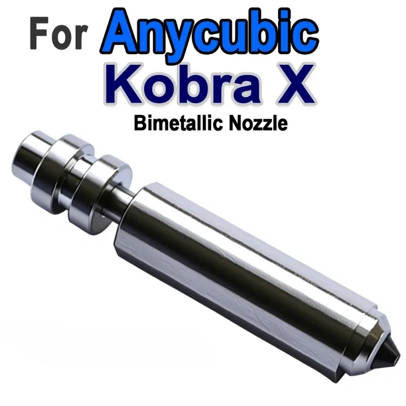 Hochwertige Metall-Düse Druckkopf für Anycubic Kobra X 3D-Drucker Langlebig Verschleißfest Stabile Extrusion Professioneller Ersatzteil Image
