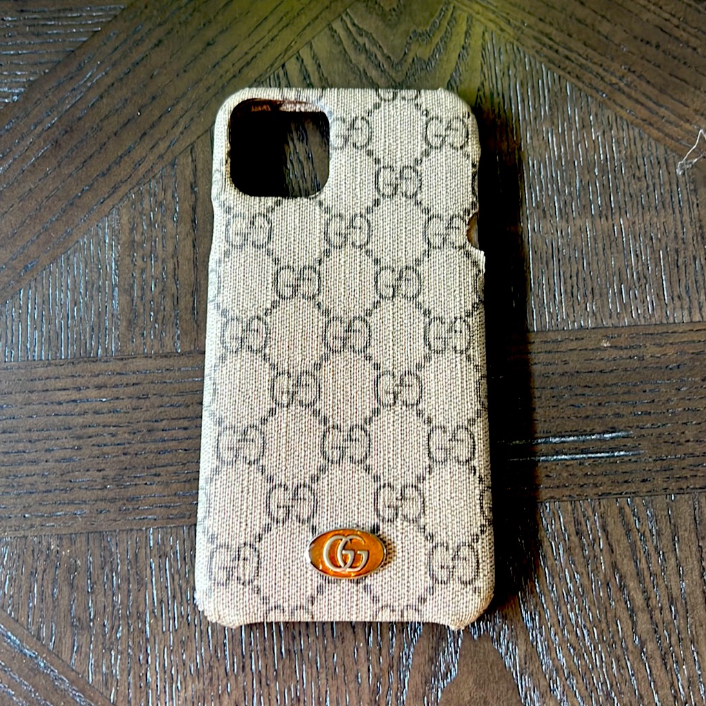 Gucci Cell Phones & Accessories | Gucci Beige And Brown Phone Case | Color: Brown/Tan | Size: I Phone 11 Pro Max