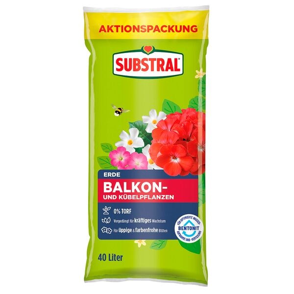 Substral Blumenerde »Balkon- und Kübelpflanzen« 40 l