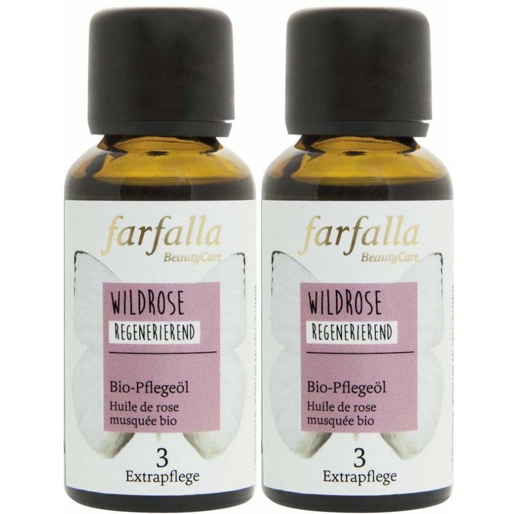 Farfalla Bio-Pflegeöl Wildrose 30 ml x2 2x30 Öl