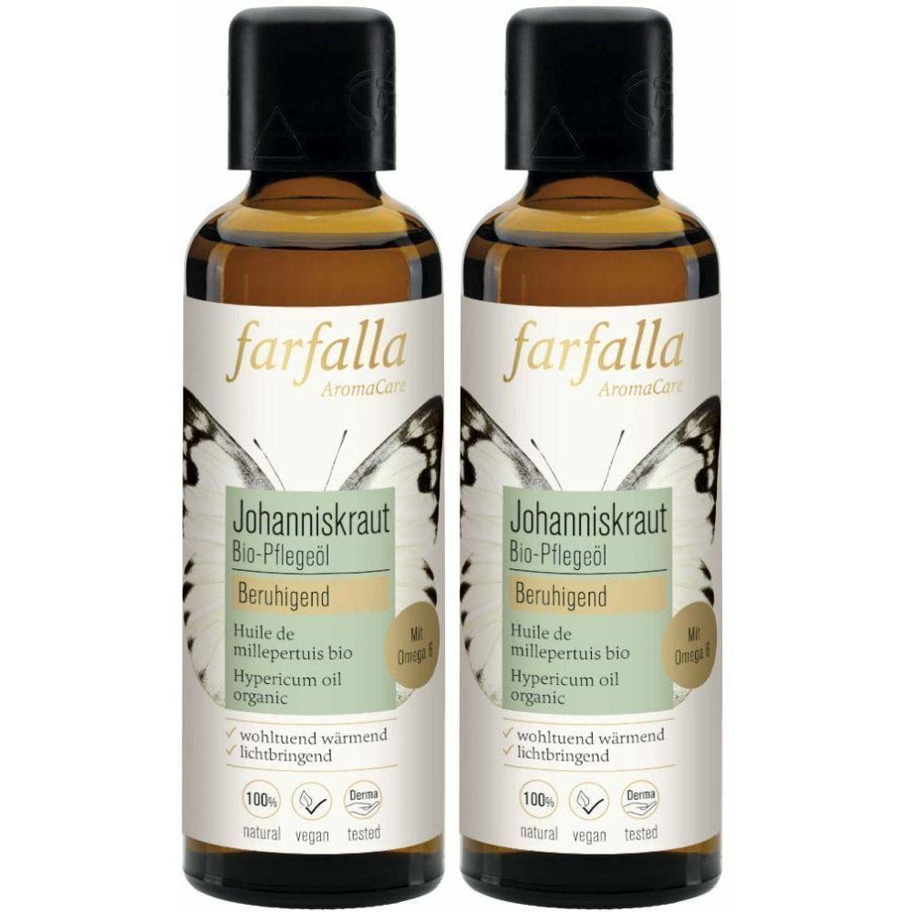 Farfalla Bio-Pflegeöl Johanniskraut 75 ml x2 2x75 Öl