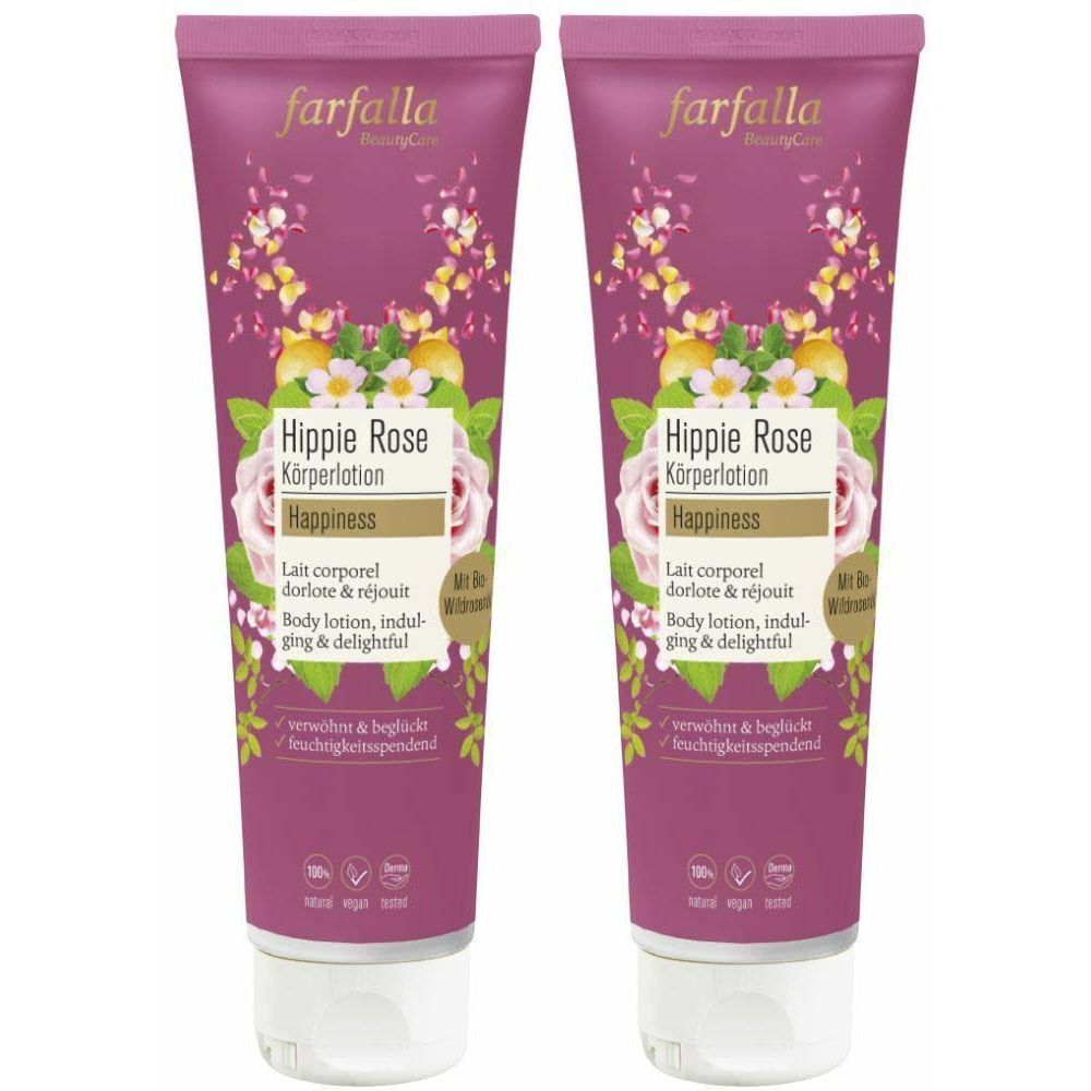 Farfalla Körperlotion Hippie rose 150 ml x2 2x150