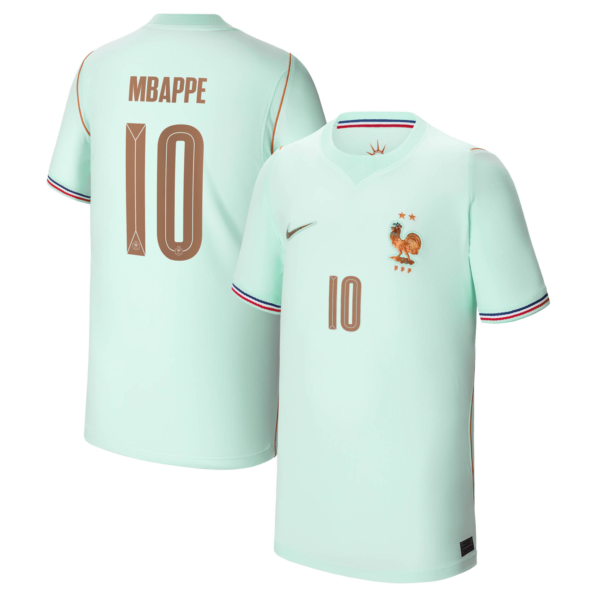 "Frankreich Nike Stadium Auswärtstrikot 2026 - Kinder mit Aufdruck Mbappe 10" Image