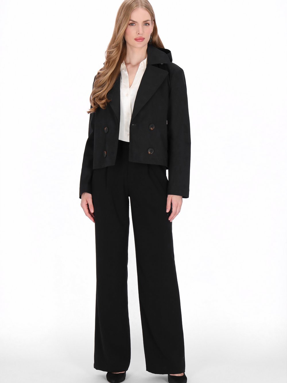 Dreimaster Jacke Damen schwarz, XL Image