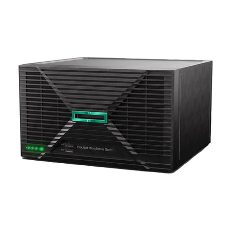 HPE ProLiant MicroServer Gen11 Ultra Micro Tower Server 1 x Intel Xeon 6325P 3.50 GHz 32 GB RAM 4 TB HDD 1 x 4TB HDD Configuration Serial ATA/600 Controller P86771005