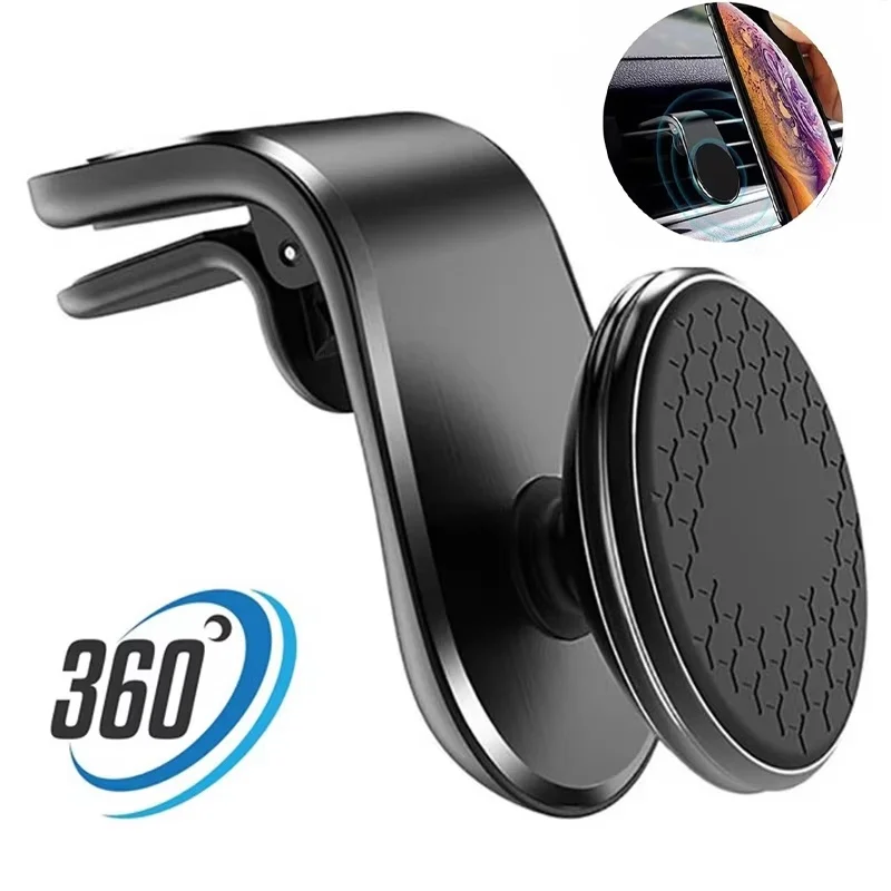 Magnetic Car Mobile Phone Holder Universal Air Vent Car Smartphone Mount Cell Phone GPS Support For iPhone Huawei Xiaomi Bracket