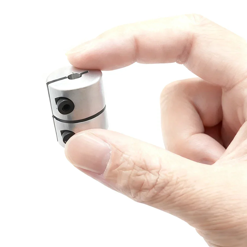 Starre Wellenkupplung D20L25 4/5/6,35/8/10mm 3D-Drucker-Teil Aluminiumlegierung Gewindespindelkupplung Hohes Drehmoment für Schrittmotor Image