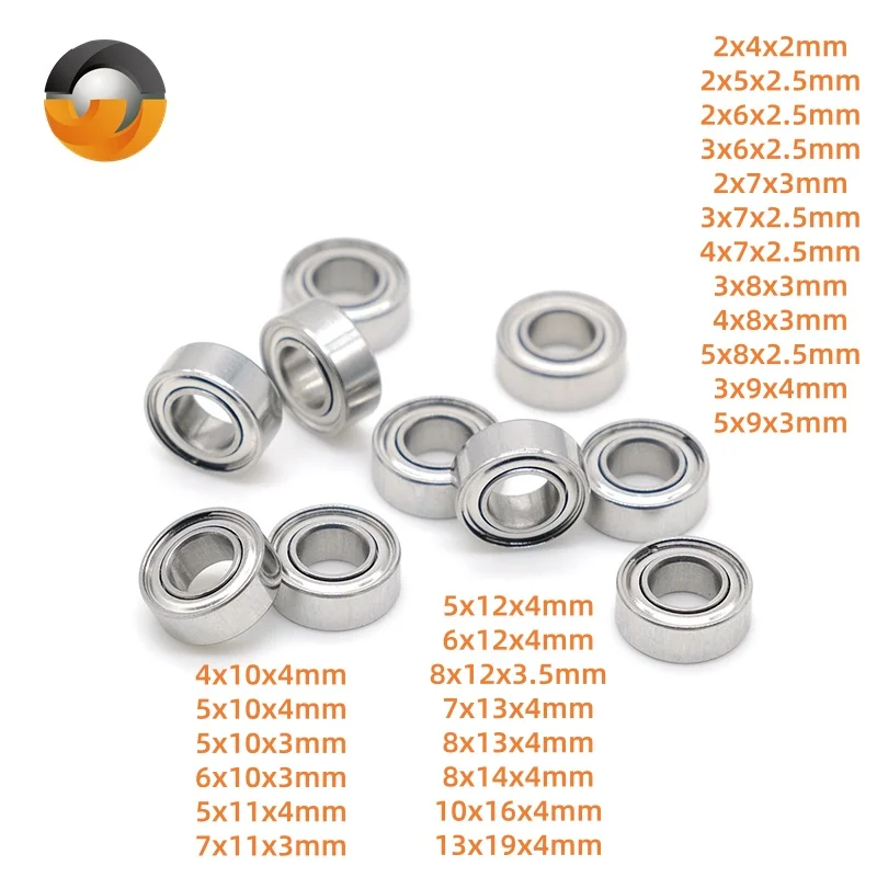 10 Stück MR115ZZ 5 x 11 x 4 mm Rillenkugellager MR63ZZ MR74ZZ MR105ZZ MR128ZZ MR148ZZ Miniaturlager Erweiterte hohe Qualität Image