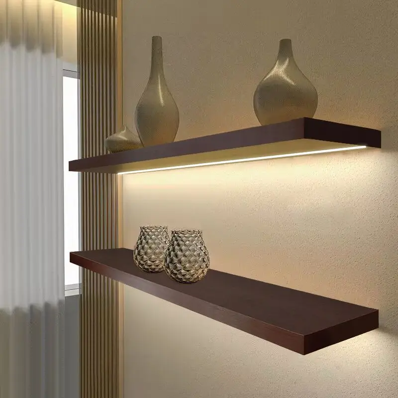 Ein-Wort-Platine mit Laminat-Aufhängung und Präsentationsständer, leuchtendes Guangai-Wandregal, lange Schichtplatte